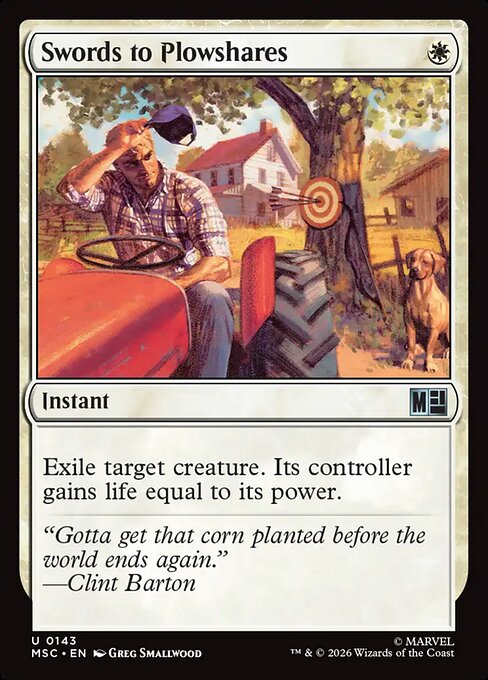 Swords to Plowshares (Magic: The Gathering) – Commander-Staple