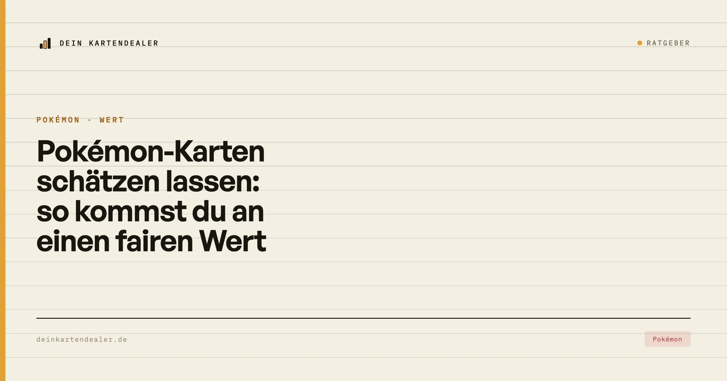 Pokémon-Karten schätzen lassen: so kommst du an einen fairen Wert