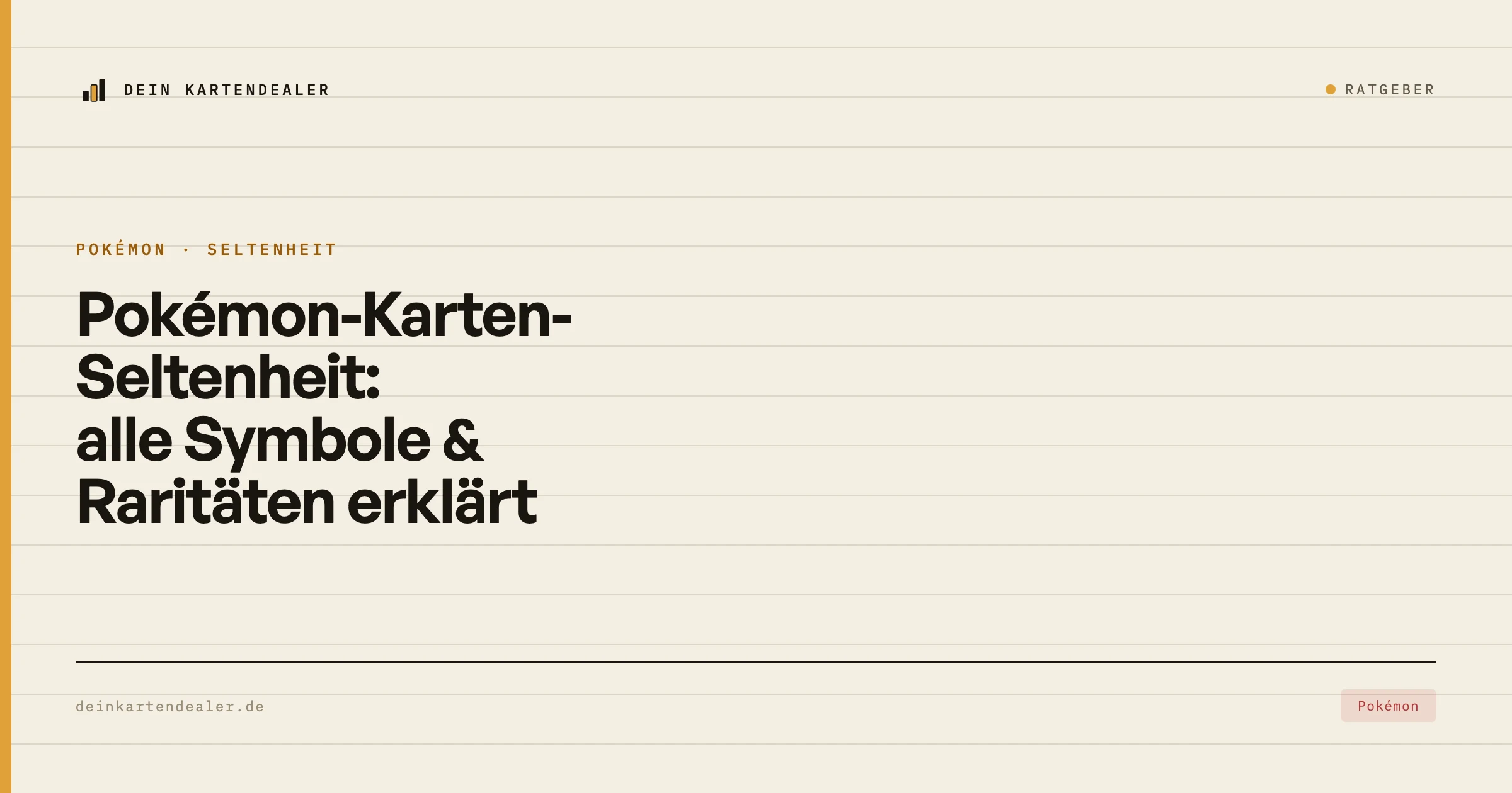 Pokémon-Karten-Seltenheit: alle Symbole & Raritäten erklärt