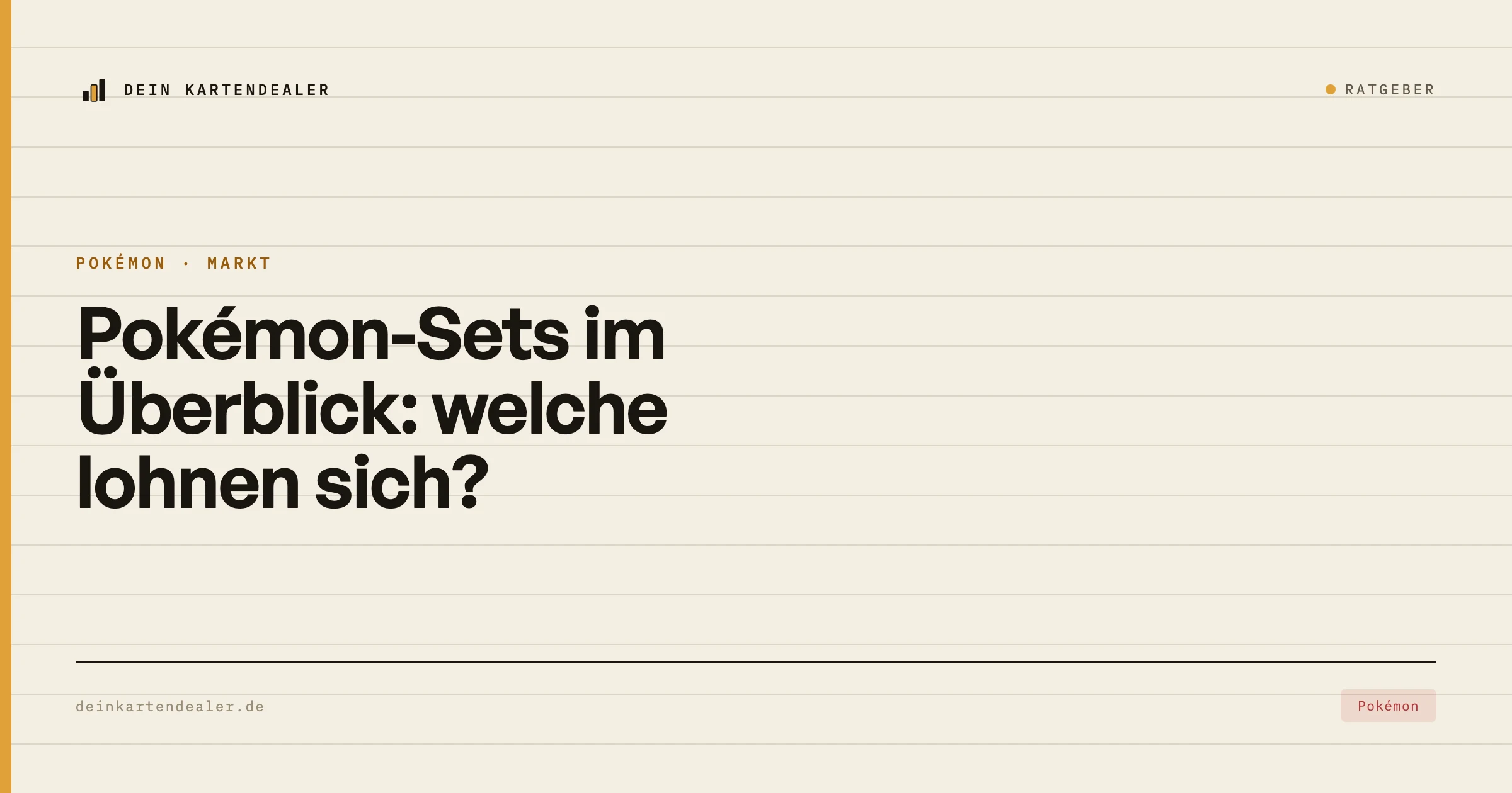Pokémon-Sets im Überblick: welche lohnen sich?