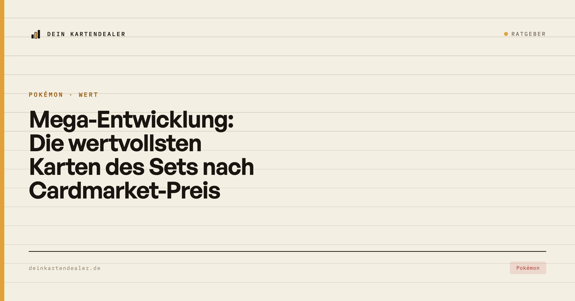 Mega-Entwicklung: Die wertvollsten Karten des Sets nach Cardmarket-Preis